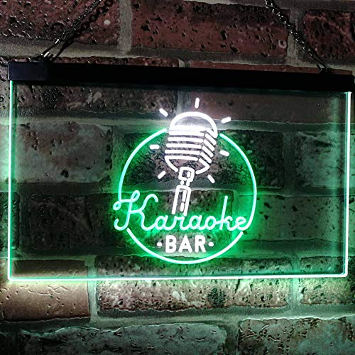 Karaoke Bar Dual LED Neon Light Sign